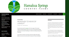 Desktop Screenshot of hamakuasprings.com